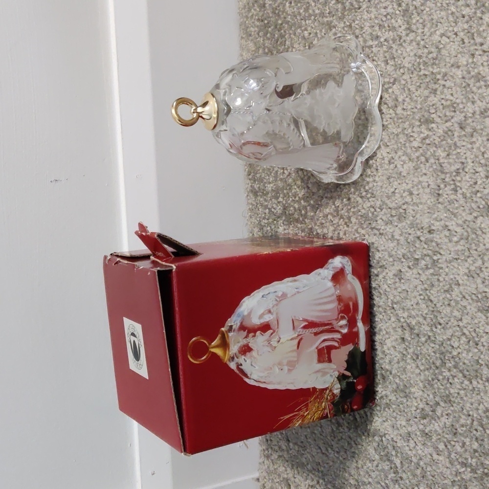 Original Vintage Walther Glas Christmas Angel Bell BNWT